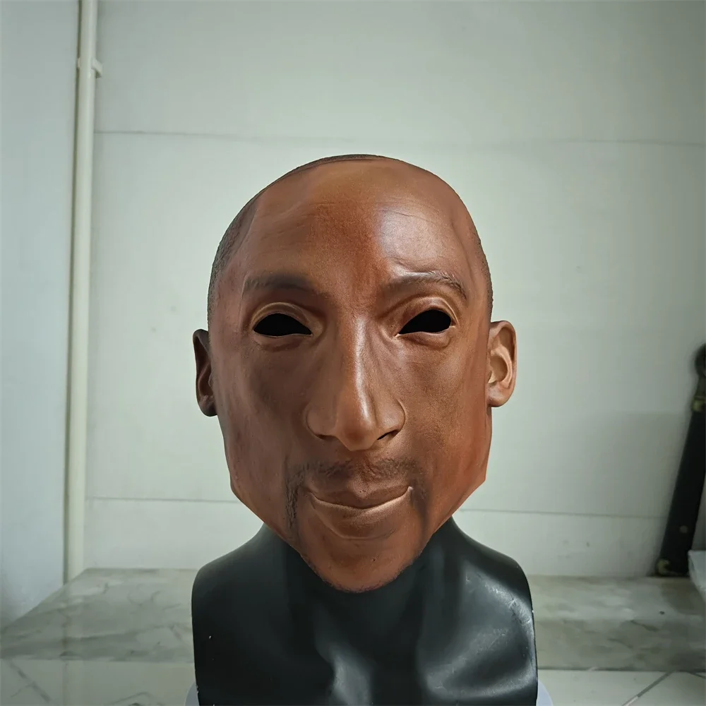 Mask Masquerade Party Basketball Star Kobe Bryant Cosplay Latex Head Cover Halloween Prank Props Fan Gifts