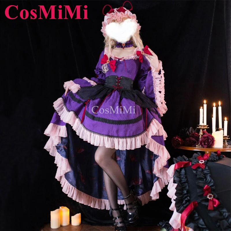 Cosmimi ชุดคอสเพลย์ผู้หญิงเกม touhou, Yakumo Yukari ชุดทางการหวานสวยชุดคาร์นิวัลชุดสวมบทบาท S-XL ใหม่