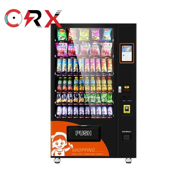 Distributore automatico di soda Distributore automatico refrigerato per snack per le vendite