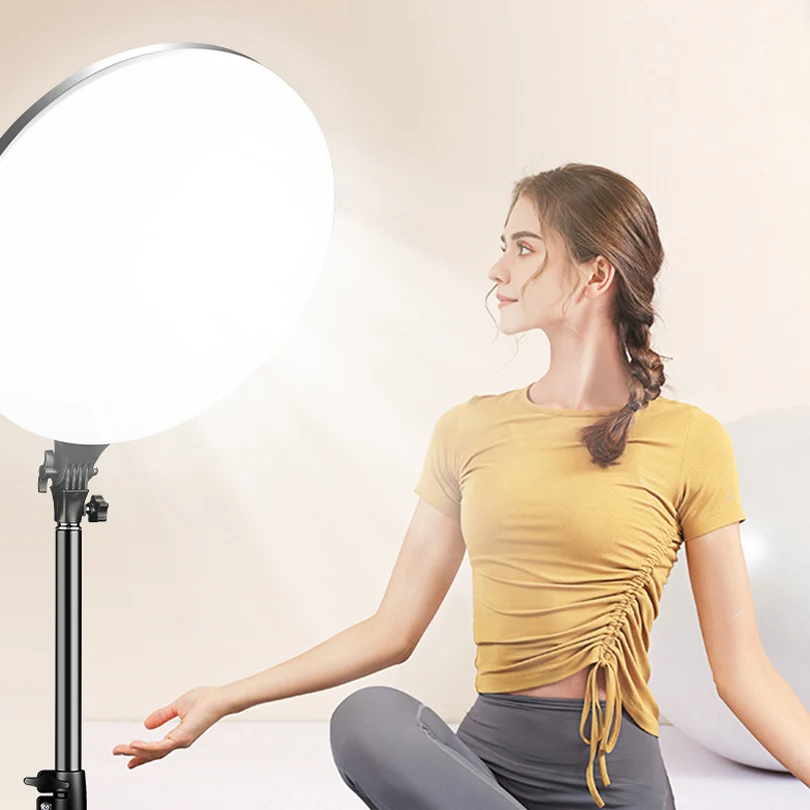 10inch Photography LED Panel Video Light Selfie Dimmable Lighting Photo Studio Live Stream Fill Lamp Three Color Flat Fill Light