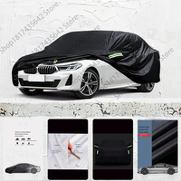 For BMW 6 Series gt Car cover Exterior Car Cover Black Outdoor Protection Full Car Covers Waterproof Sunshade Anti UV Snow Cover