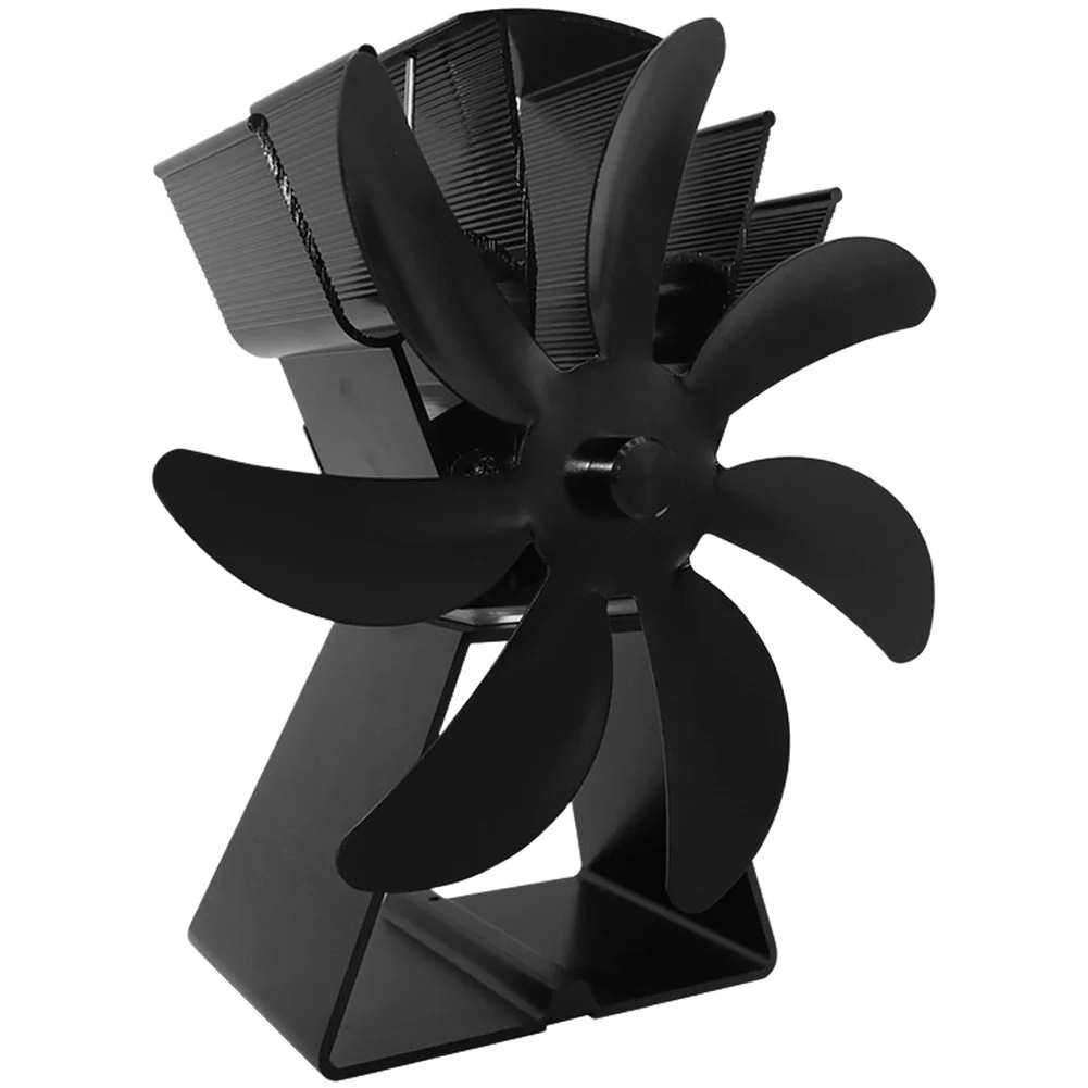 Thermoelectric Fireplace Fan for Wood Stoves Heat Powered Silent Circulating Fan with Automatic Temperature Based Control