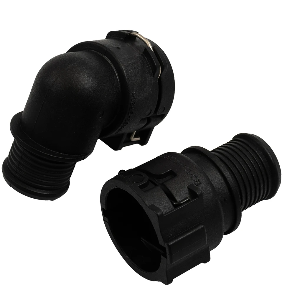 

Heater Hose Connector ABS Accessories Black Compatibility 950893634 Inlet Part Replacement Wear-resistacne 2Pcs