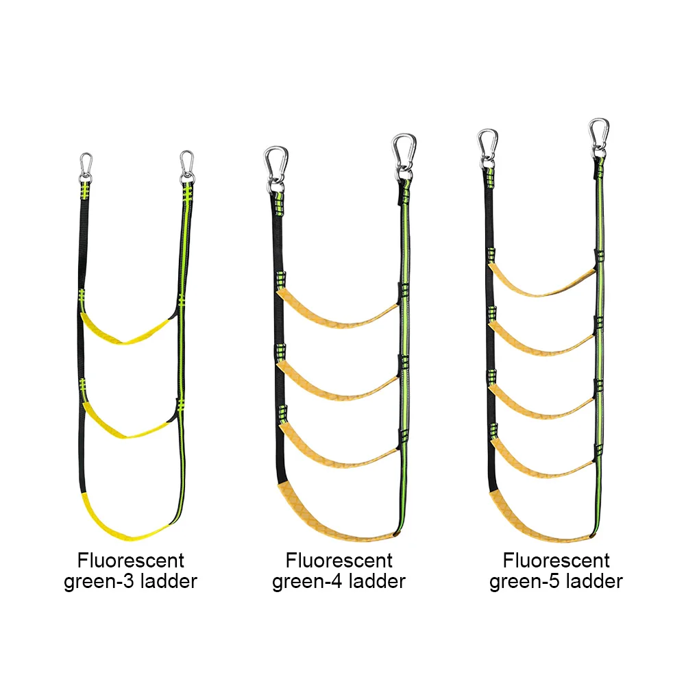 

3/4/5 ступенчатая веревка для парусника, растягивающаяся портативная веревочная лестница, складная веревочная лестница для парусника, Каяка, каноэ, лодки, яхты