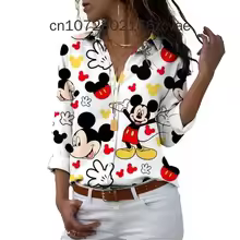 Disney Mickey Mouse Women's Blouses Shirt