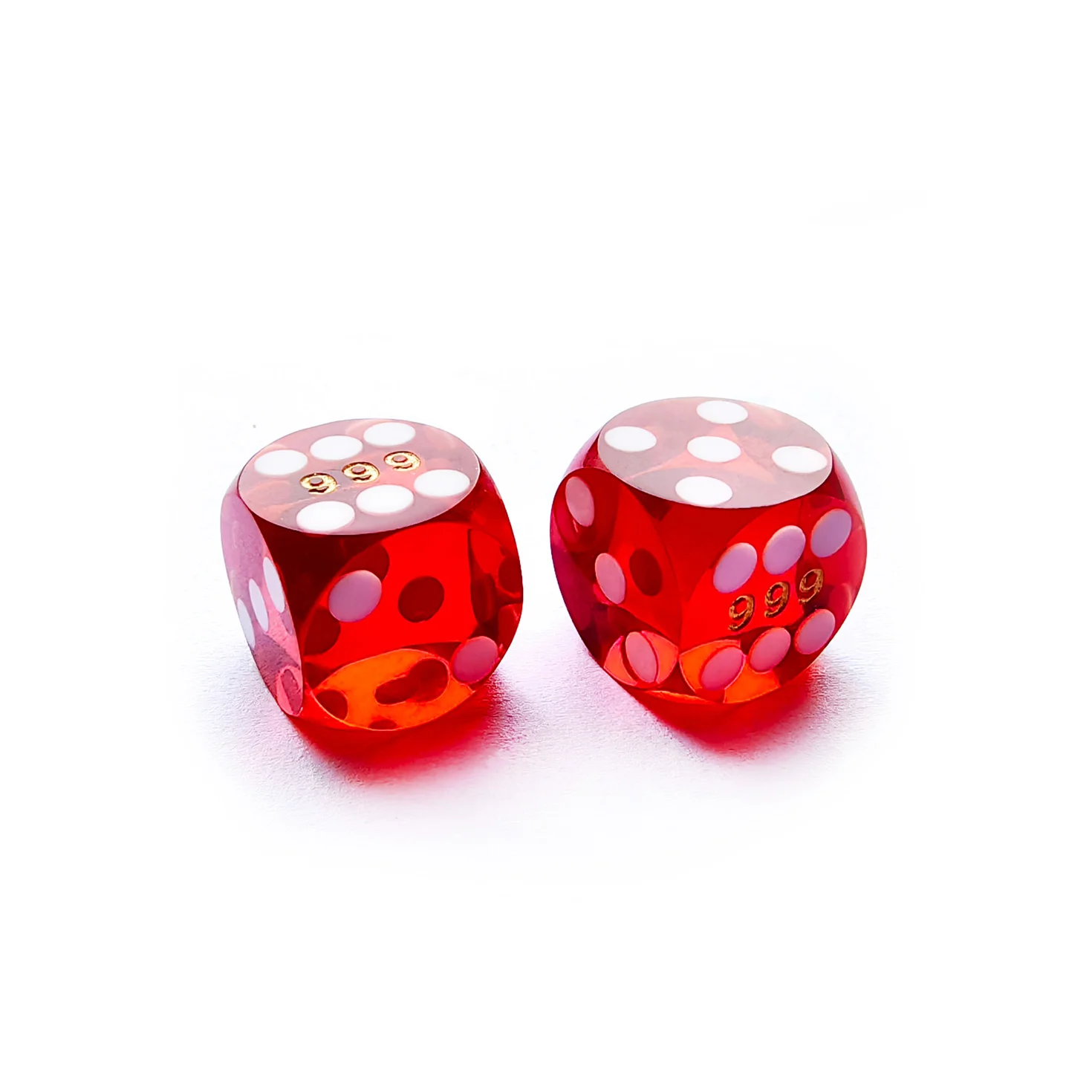 Bescon Dice Professional Small Precision Dice 12.7mm (1/2 inch)  with Random Serial Number, Mini Precision Cut Dice 12.7MM