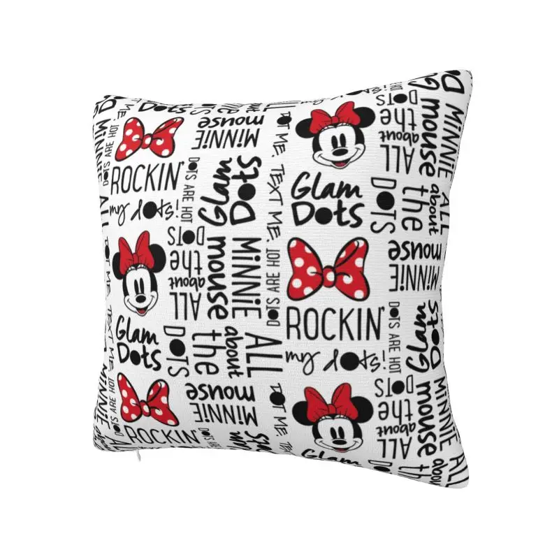 Nordic Mickey Mouse Cushion Cover 45*45 cm Soft Throw Pillow Case for Living Room Sofa Chair Pillowcase