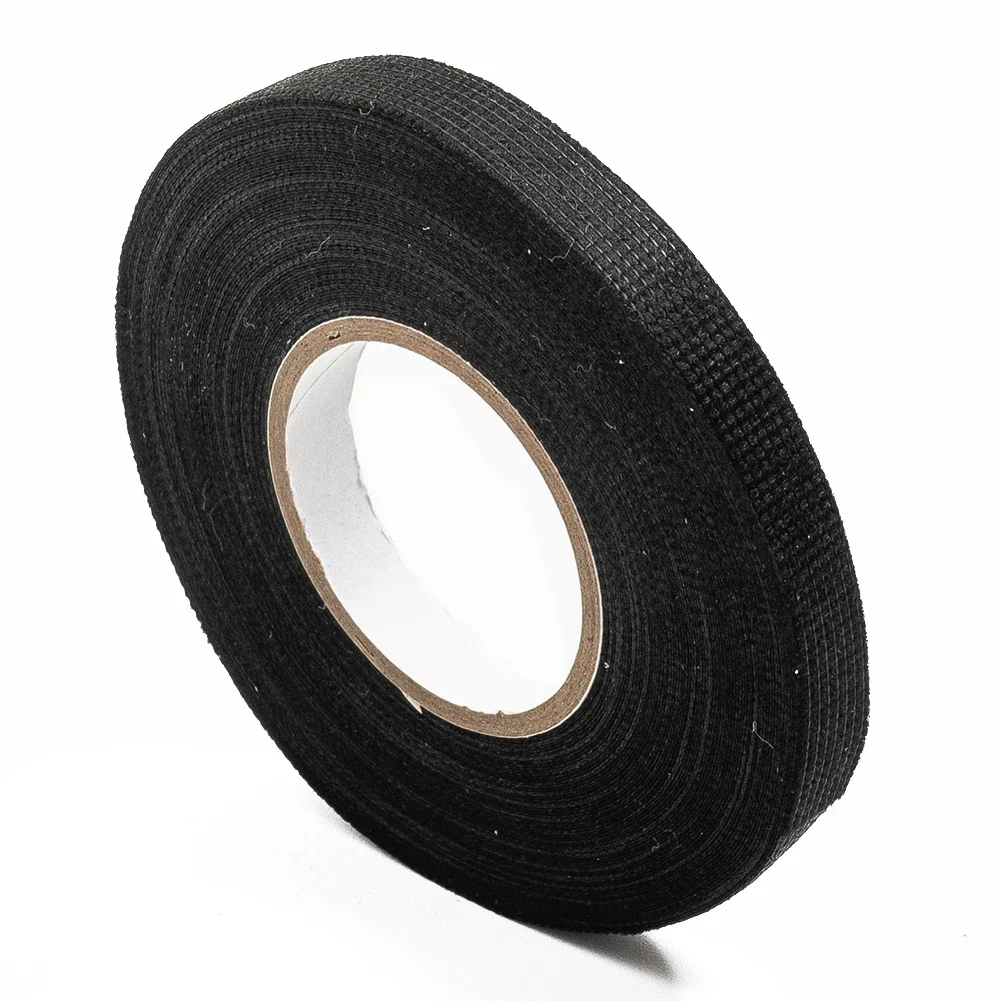 Flexible And Wear Resistant Heatresistant Adhesive Cloth Fabric Tape 15M/9MM For Automotive Cable Wiring