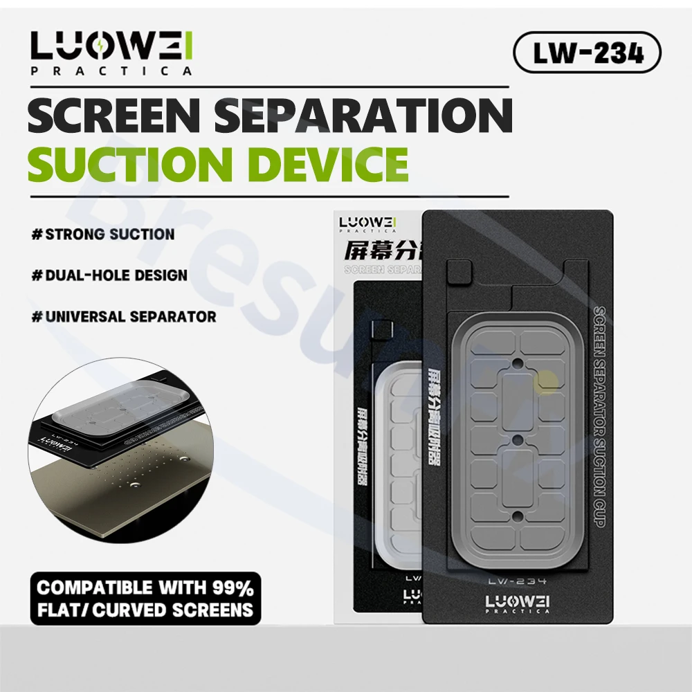 LUOWEI LW-234 Screen Separation Adhesive Pad for Phone Repair Flat/curved Screen Separation Securing Alignment Adhesive Tool
