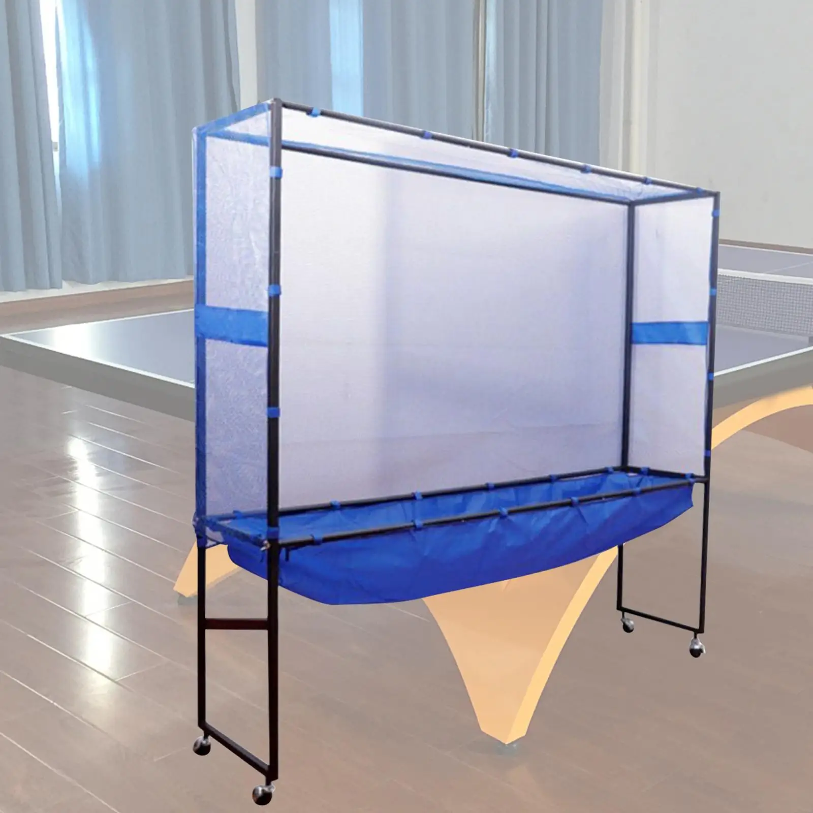 Movable Table Tennis Ball Net Ball Collector for Robot Serve Practice
