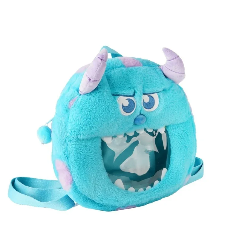 Oficjalnie Licencjonowany Pluszowy Plecak Lotso Truskawkowy Miś Ita Plecak z Przezroczystym Okienkiem, Miękki Plecak dla Kobiet, Dziewcząt i Dzieci