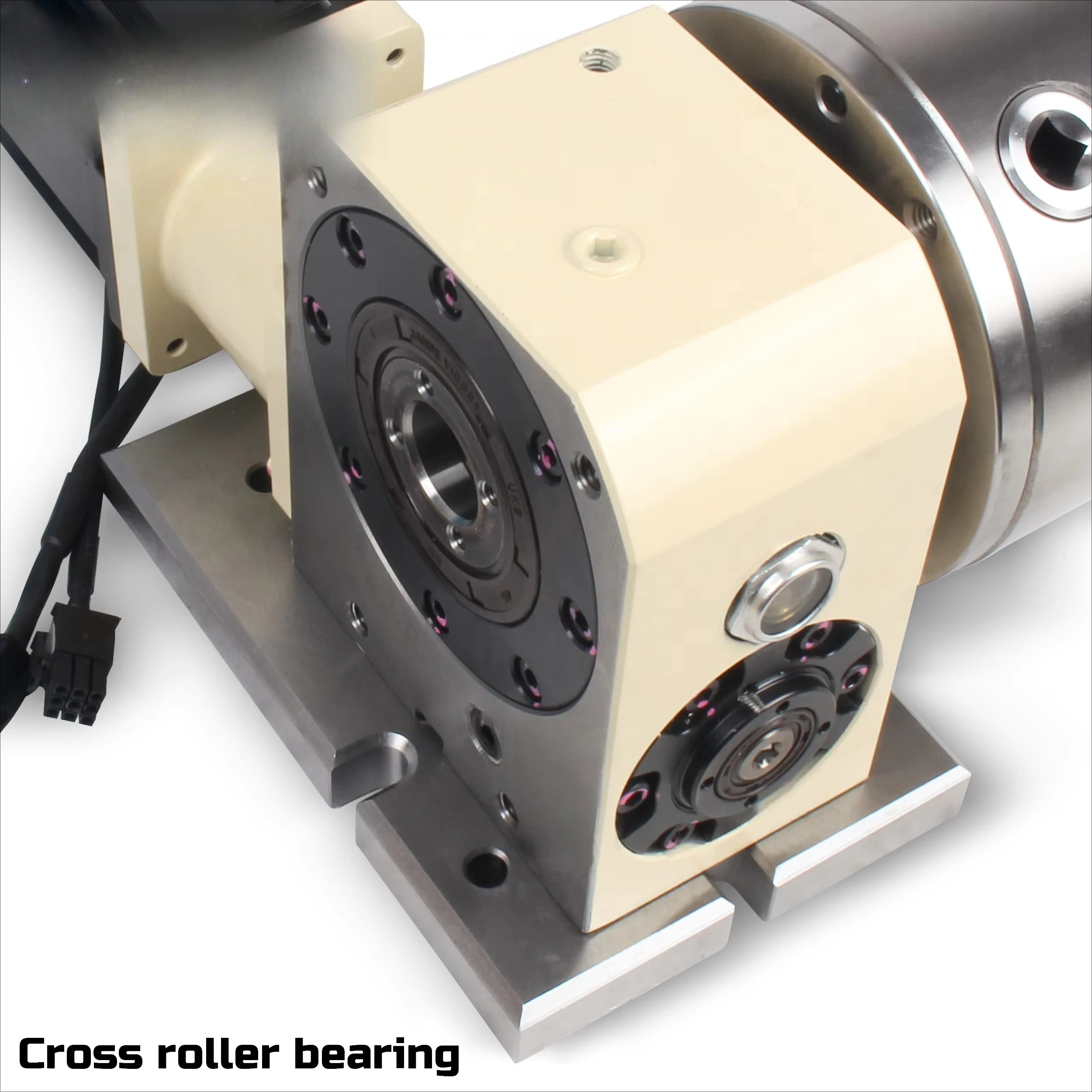 Applicable to CNC 4th Fouth Axis Dividing head A axis Rotary axis For Metal roller cam reducer 15:1 + K11-130mm chuck + 750W AC