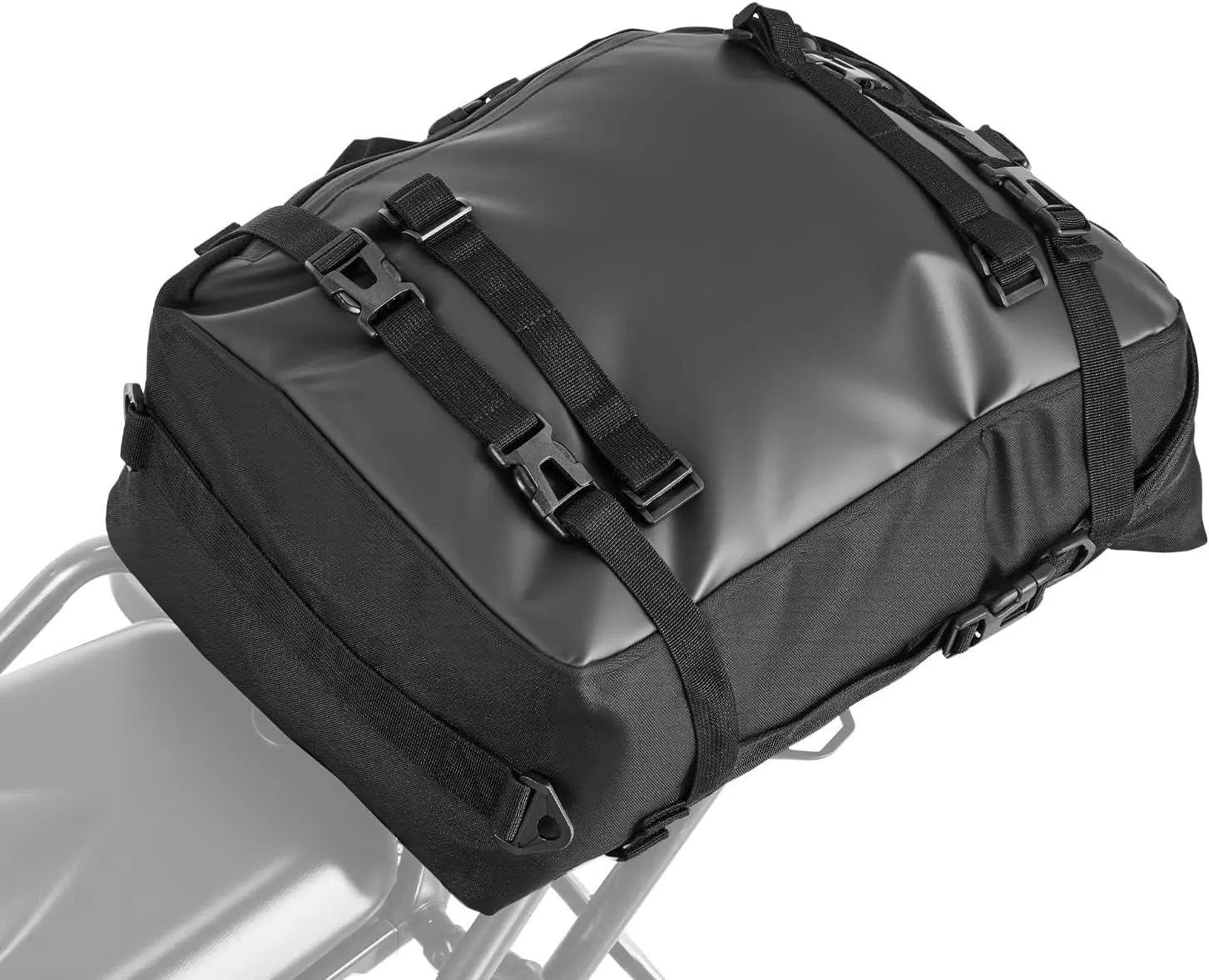 

30L Motorcycle Rear Seat Bag withWaterproofRain Cover Outdoor Sports Motorbike Luggage Storage Trunk Rack Backpack with Shoulder