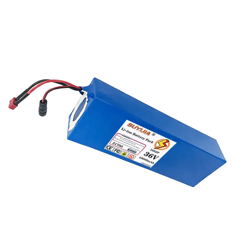 36V 10000mAh 21700 power battery built-in BMS electric bicycle large capacity battery 10S2P rechargeable battery