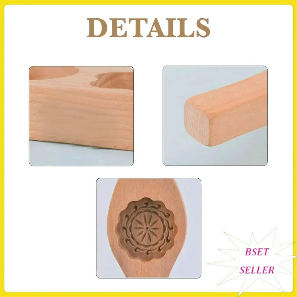 

A010 Wooden Moon Cake Mold Pastry Mold Baking Tool For Making Mung Bean Cake Mold Chocolate Mold Cake Decors