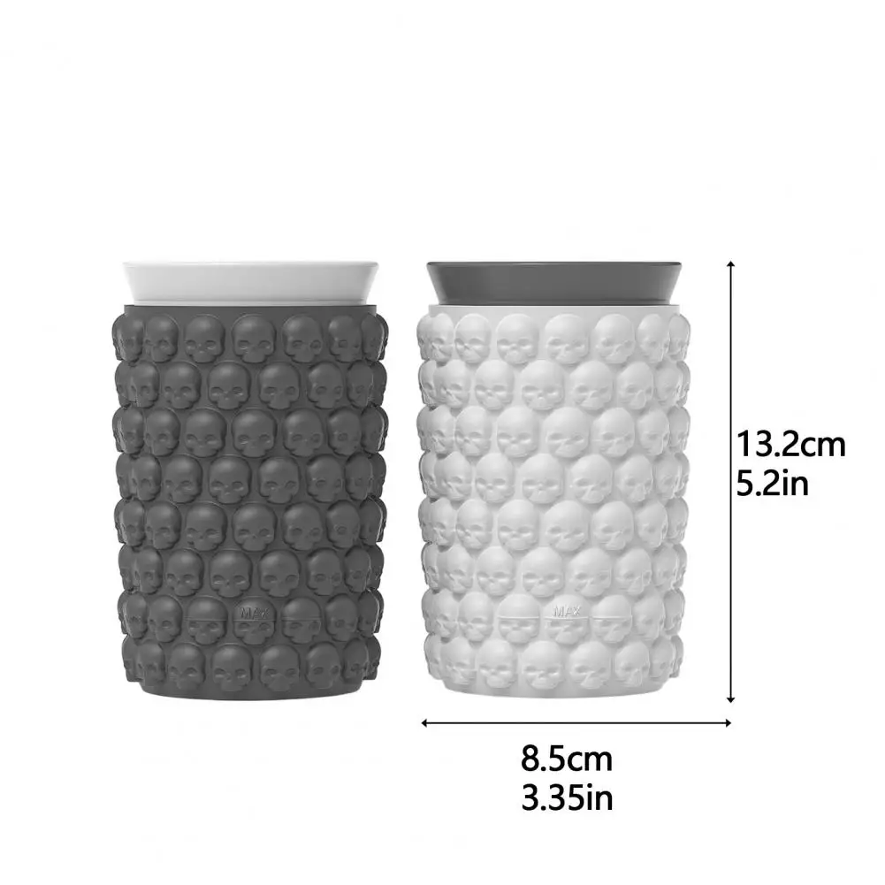 Silicone Ice Cube Mold Skull Ice Cube Tray Skull-shaped Silicone Ice Cube Tray 128-cavity Mold Flexible Bpafree Whiskey Maker