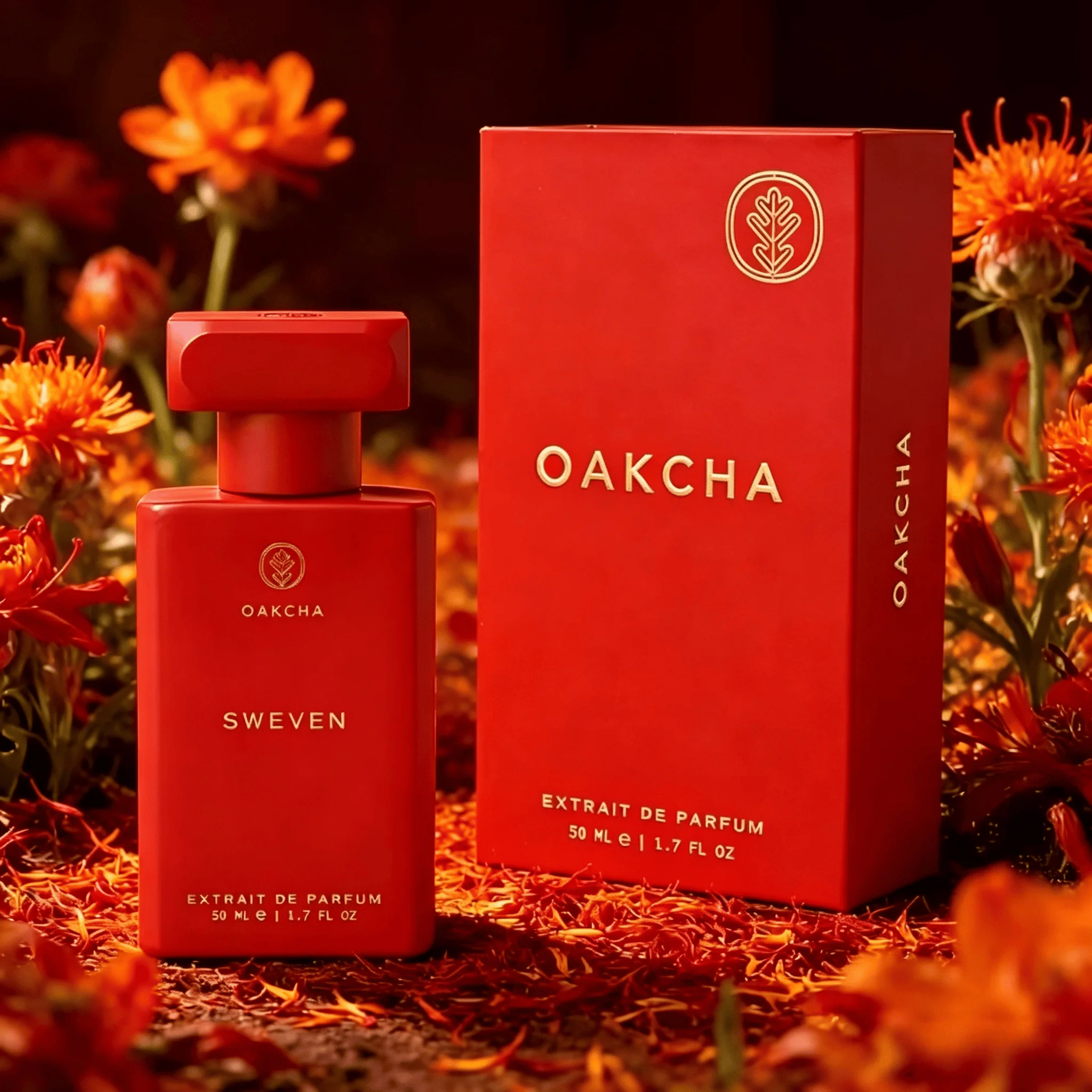 

Oakcha Sweven Extrait De Parfum 1.7 fl oz High Concentration Unisex Luxury Amber Woody Perfume