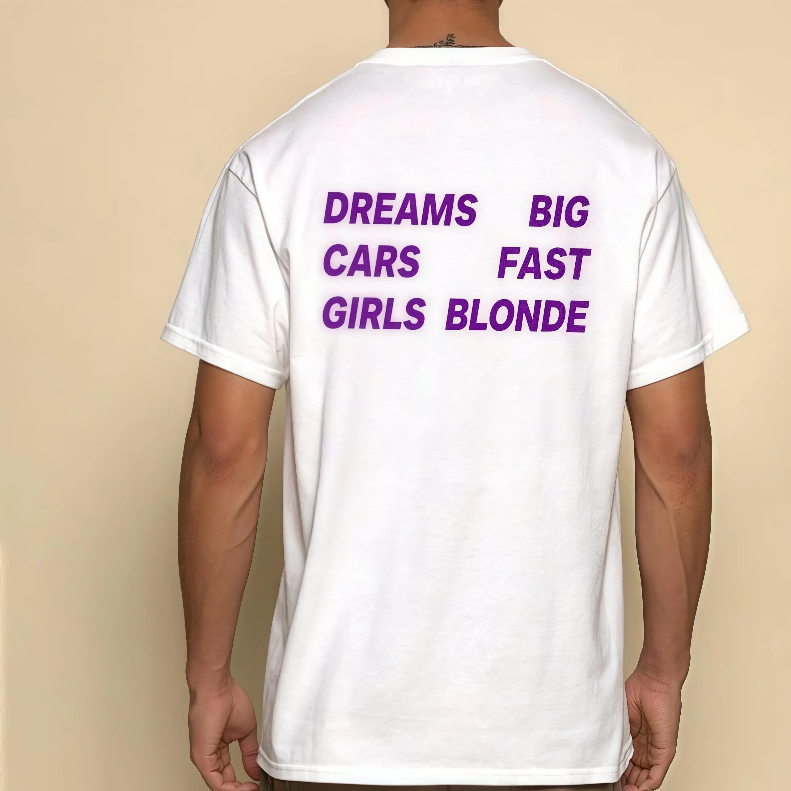 

Funny T-shirt Men Women Dreams Big Cars Fast Slogan Tee Humorous Graphic Top Sarcastic Saying Casual Cotton Unisex