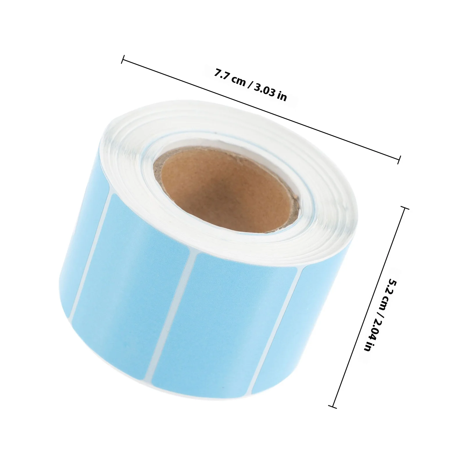 Thermal Paper Label Roll for Printer Customizable Adhesive Rectangular Shape Home Office School Projects