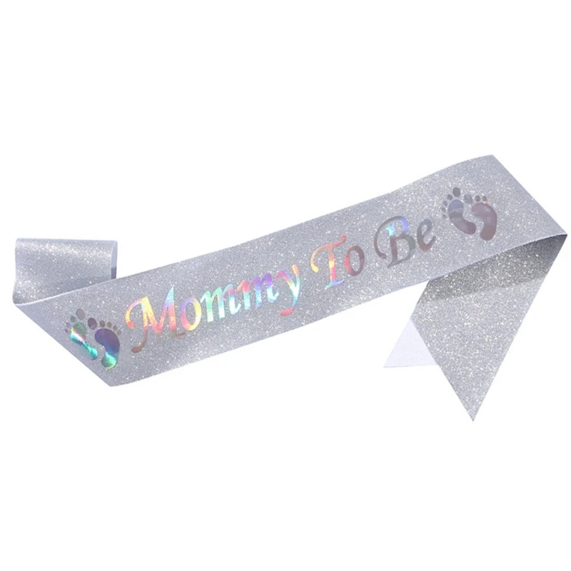 Mommys To Be Sash Beautiful Ribbon and Glitter Text Satins for Gender Reveal,Welcome Baby,Baby Sprinkle,Baby Shower Decor