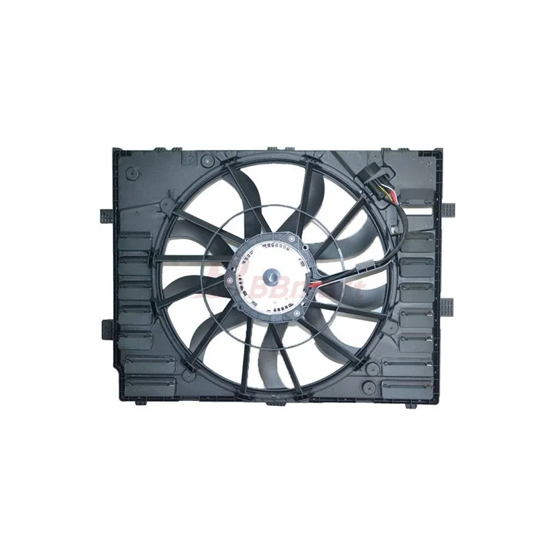 BBmart Brand Auto Cooling System Engine Electric Cooling Fan For Porsc he Cayenne 2011-2018 Radiator Cooling Fan 95810606131