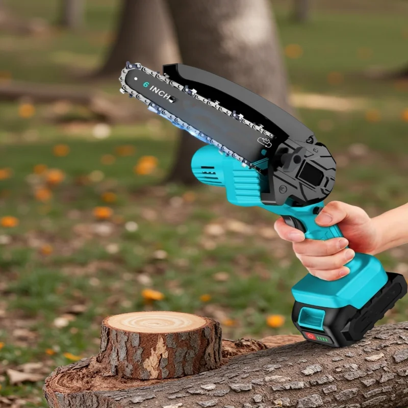 

6 Inch Chainsaw Tronçonneuse Électrique Kettensäge Akku Motosserra Portátil A Bateria Motosierra De Batería Motosierra Eléctrica