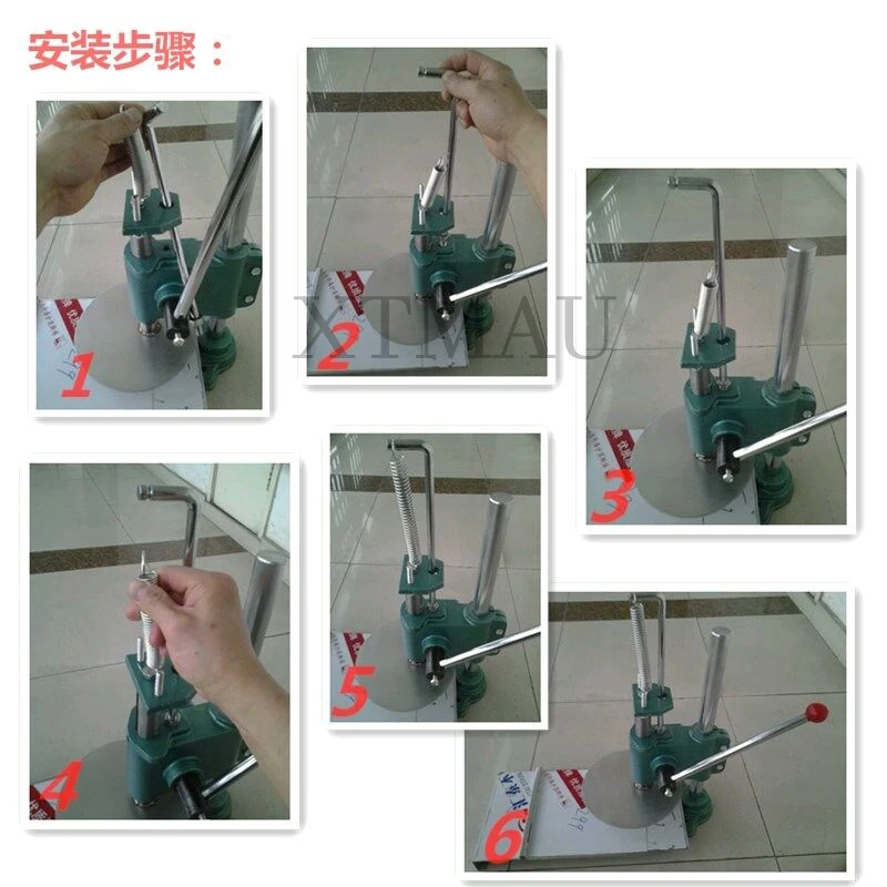 30/35CM Pizza Dough Flattening Machine Manual Pizza Press