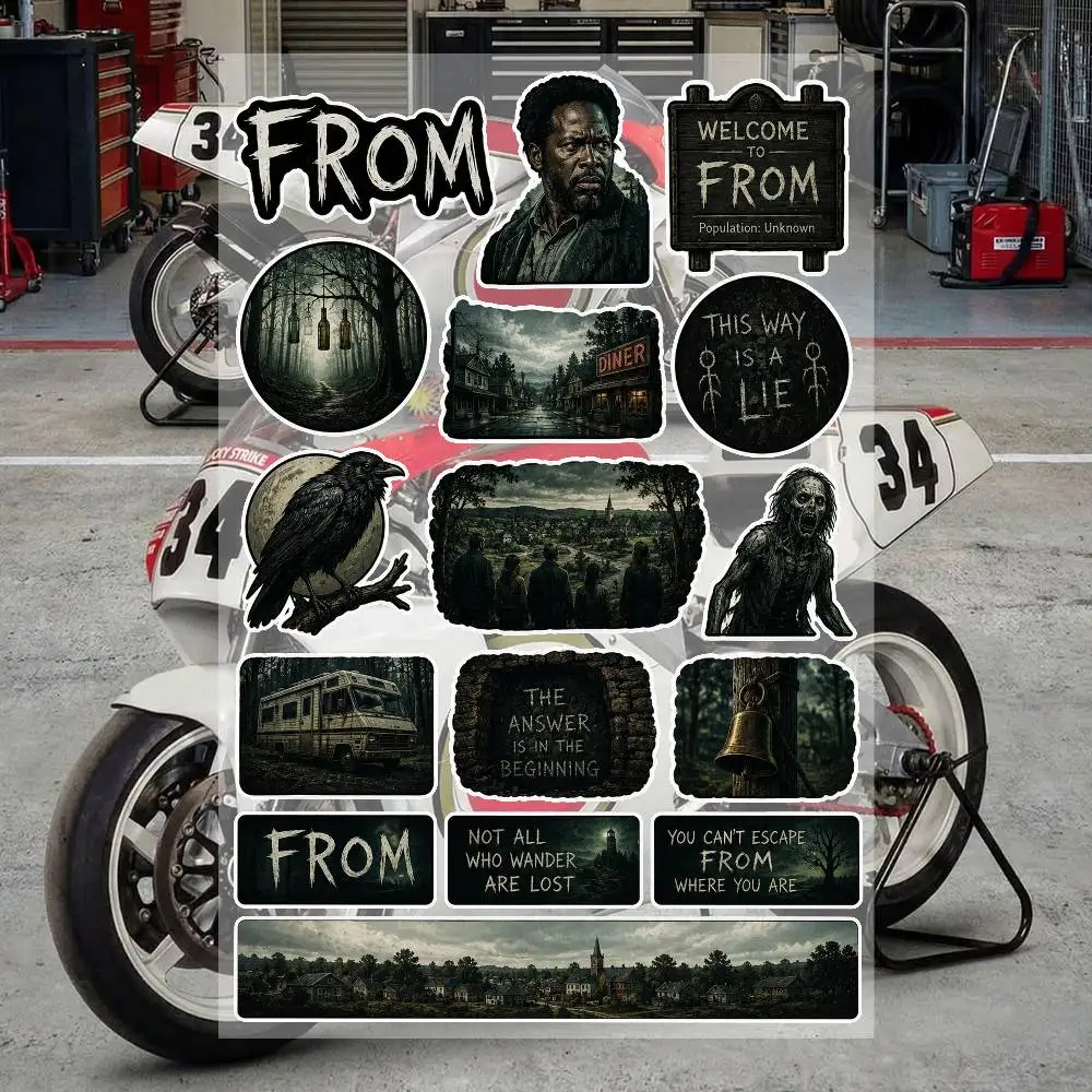 TV series From Aesthetic Graffiti Stickers Waterproof PVC Decals for Car Motorcycle Skateboard Helmet Notebook