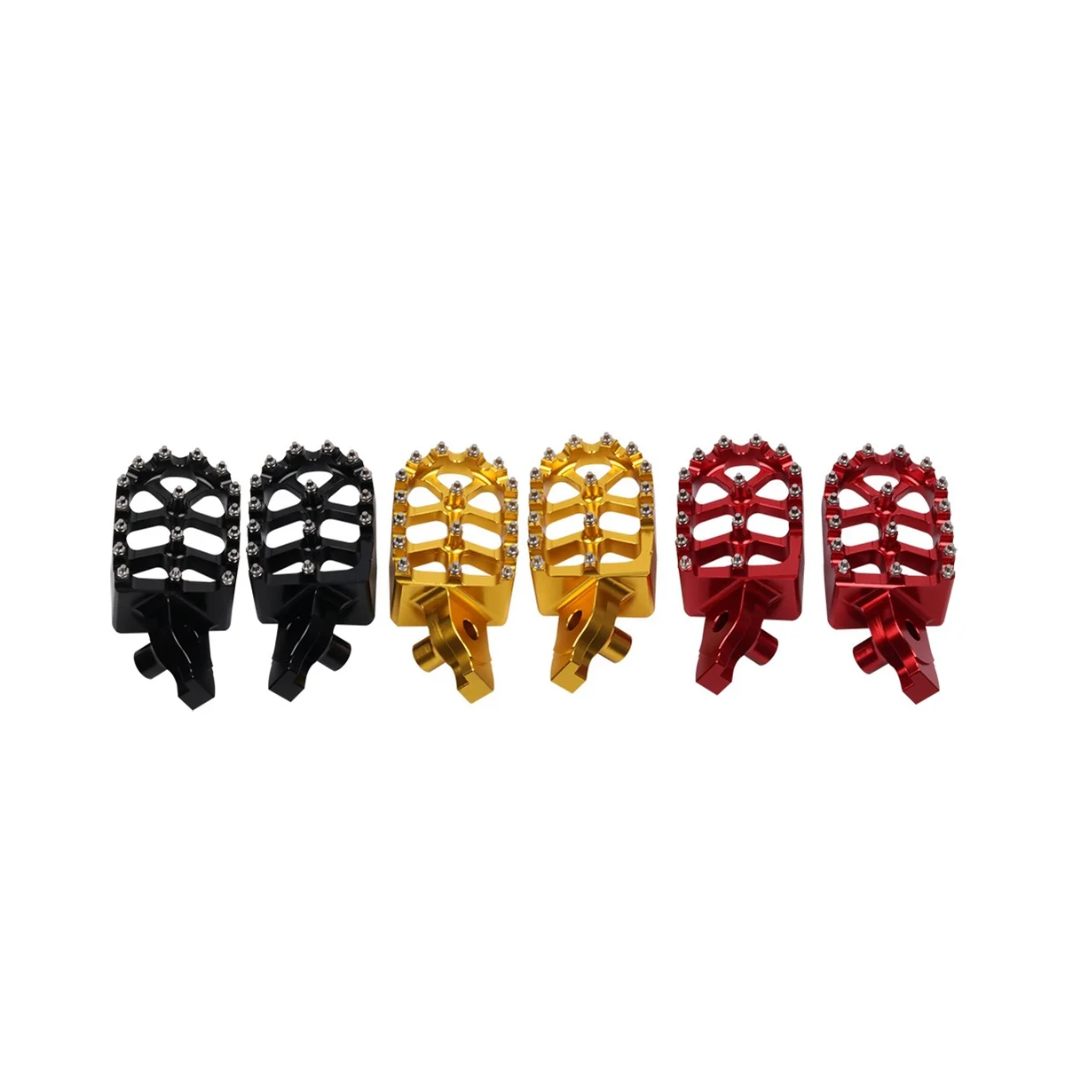 Footpeg Foot Pegs Rests Peda for RMZ250 RMZ 250 2007-2009 RMZ450 RMZ 450 2005-2007 Motorcycle Footrest Black