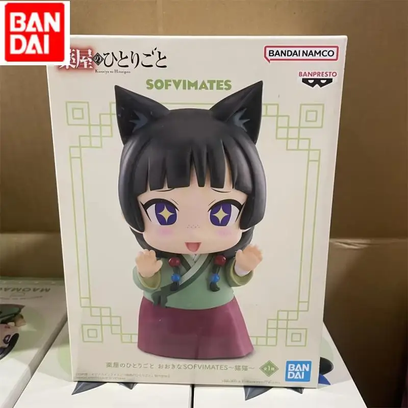 Bandai Anime Banpresto Sofvimates De Mao Mao Apotheker Nieuws Figuur Model Collector Beeldje Decoratie Gift Kid Speelgoed Ornament
