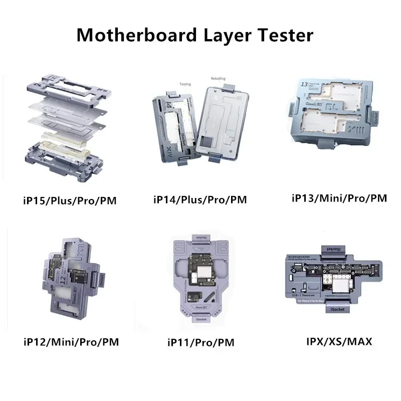 Qianli ISocket Motherboard Tester 16 Pro Max Fixture Mainboard Middle Layer Test Tool for IP X-14 15 16 ProMax/Plus