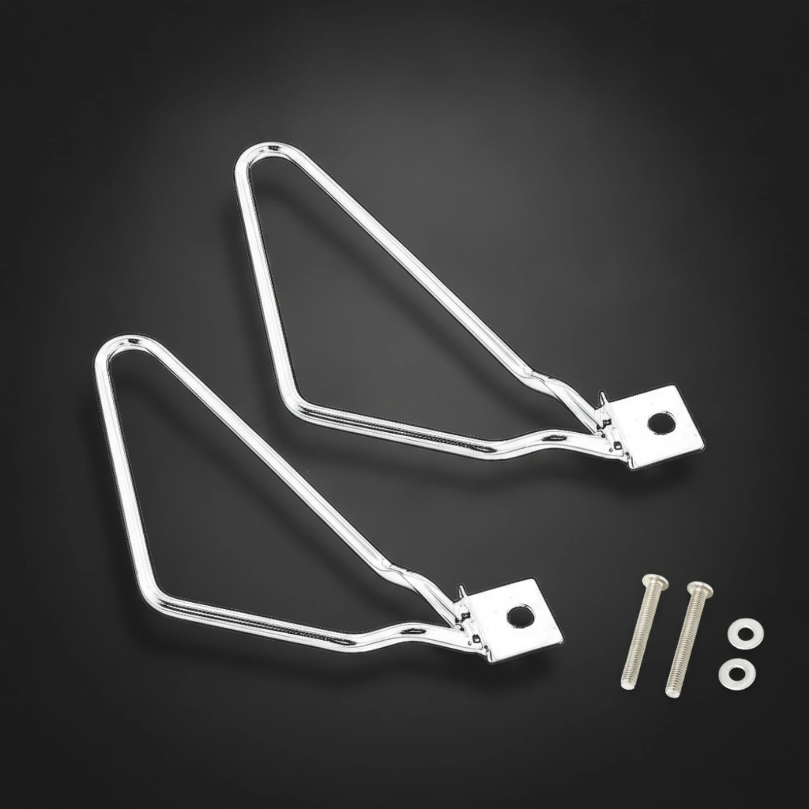 Motorcycle Saddlebag Support Brackets Compatible Motorcycle Bag Mounts with Bolts Saddlebag Support Brackets Aftermarket