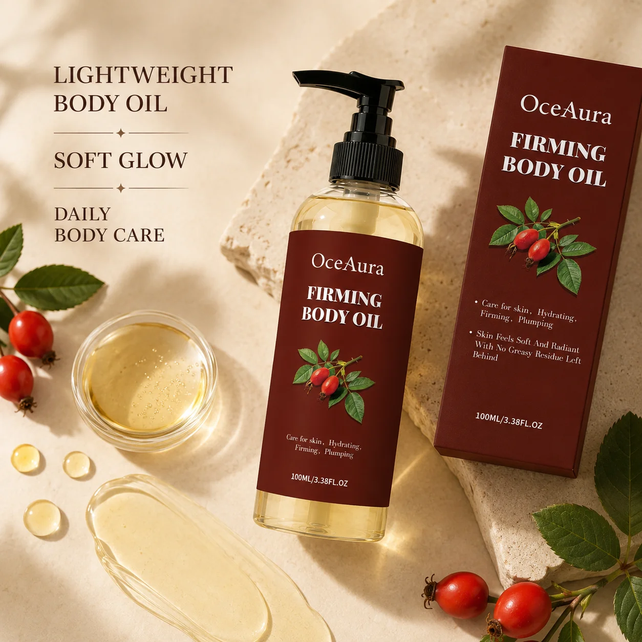 Rozenbottelverstevigende licha - Face Oil Rosehip recensie en prijs