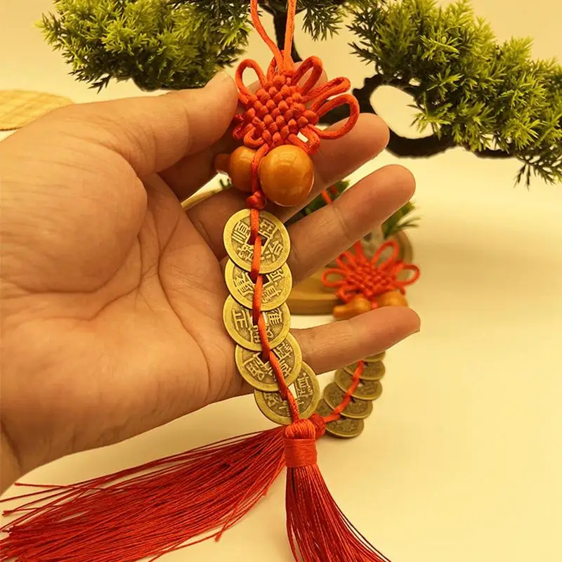 Feng Shui Ornaments Hangable Gourd Decoration Traditional Chinese Knot Tassel Charm Lucky Gourd Pendant For Wealth And Success