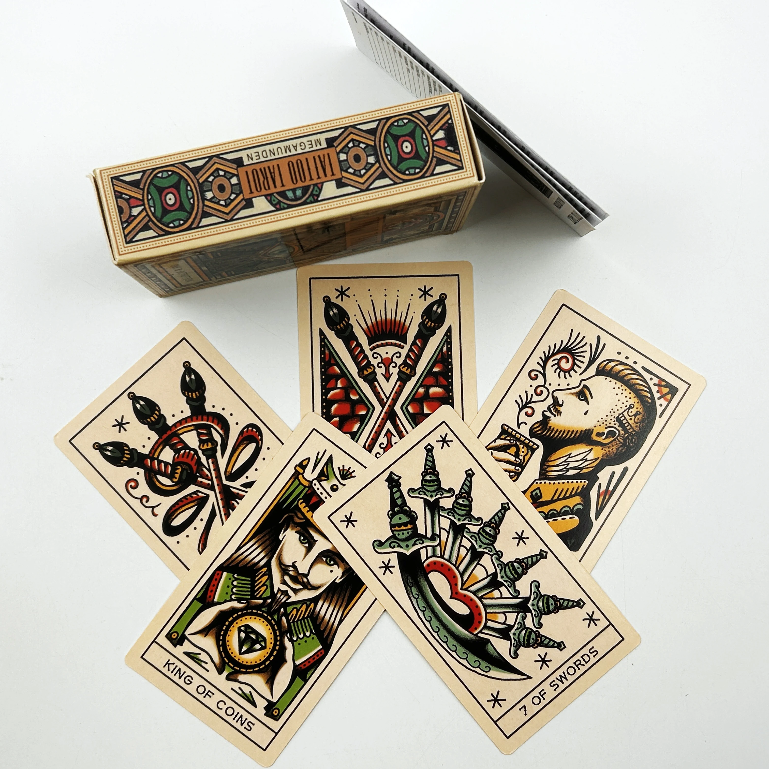 

Tattoo tarot deck , Vintage board and card games, the best-selling product, essential for entertainment.