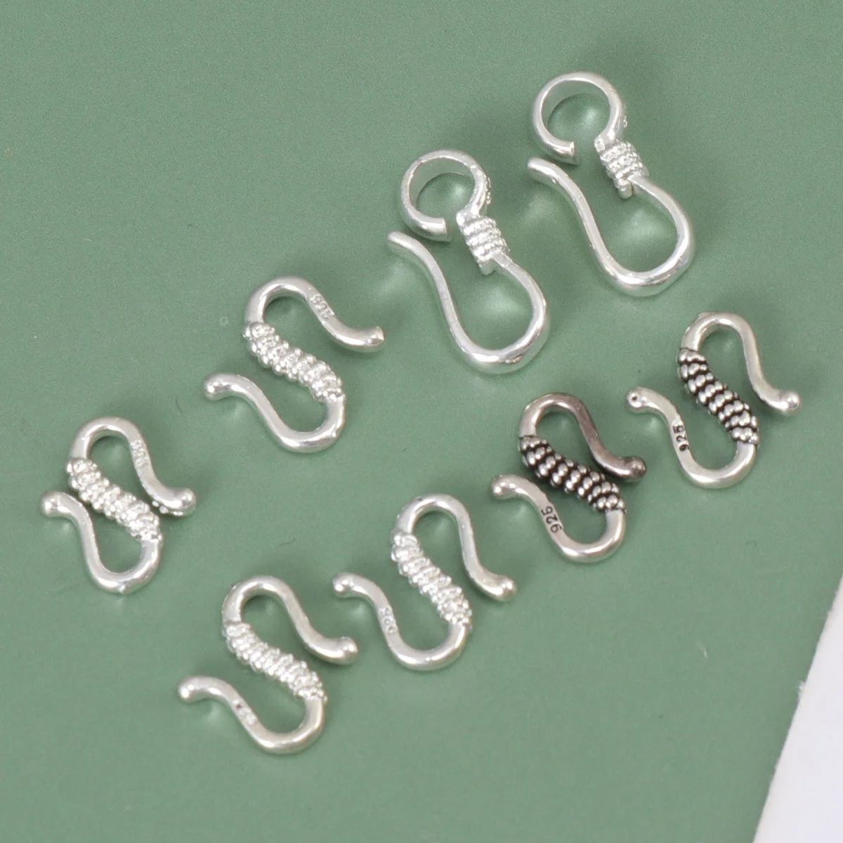 40 Pcs Chain Clasp Silver Gold Clothes Hanging Rack Jewelry Making Buckle Bracelet