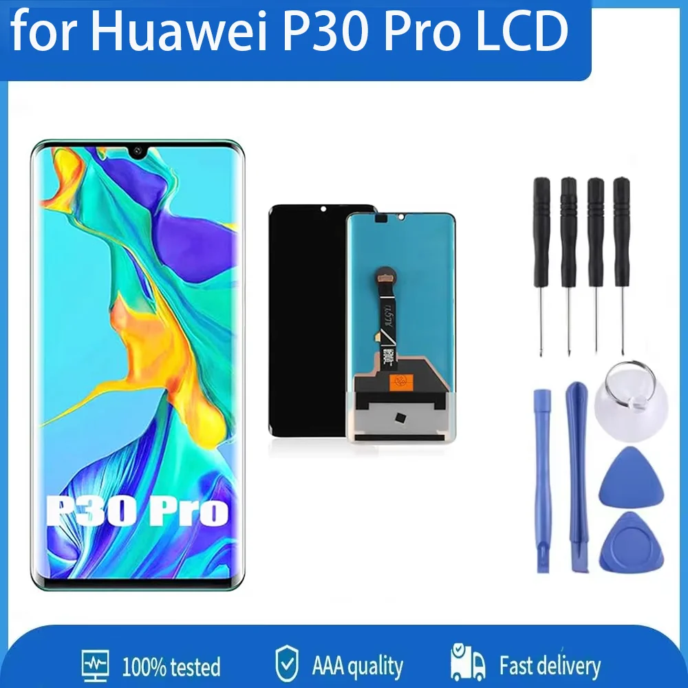 OLED TFT Screen for Huawei P30 Pro LCD Display VOG-L29 VOG-L09 6.47 Inch Replacement Digitalizer Touch Screen Assembly