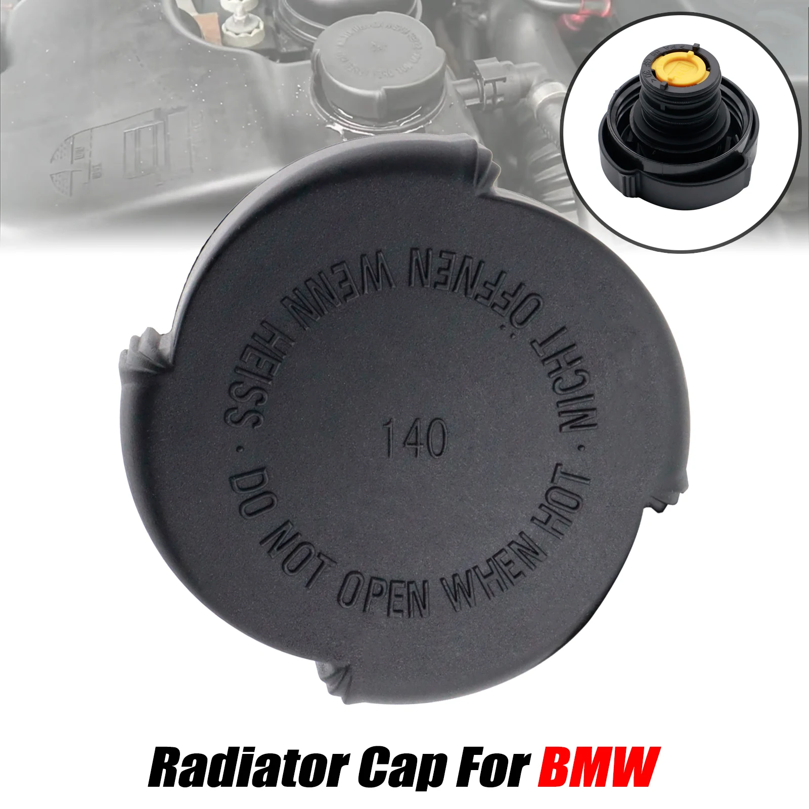 Tapa de presión del radiador, tanque de agua de expansión de 1,4 Bar para BMW 3 5 6 7 Series E36 E46 E30 E34 E39 Coupe Touring Compact Land Rover