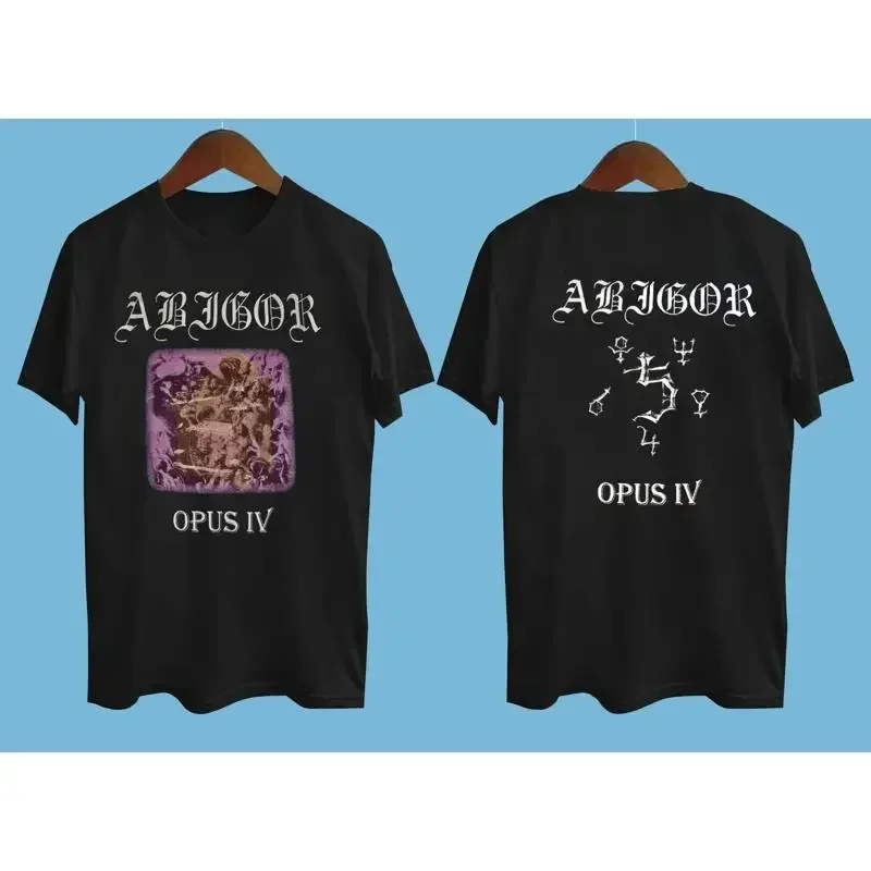 Abigor Opus IV 2 side  Black All Size T Shirt VC962