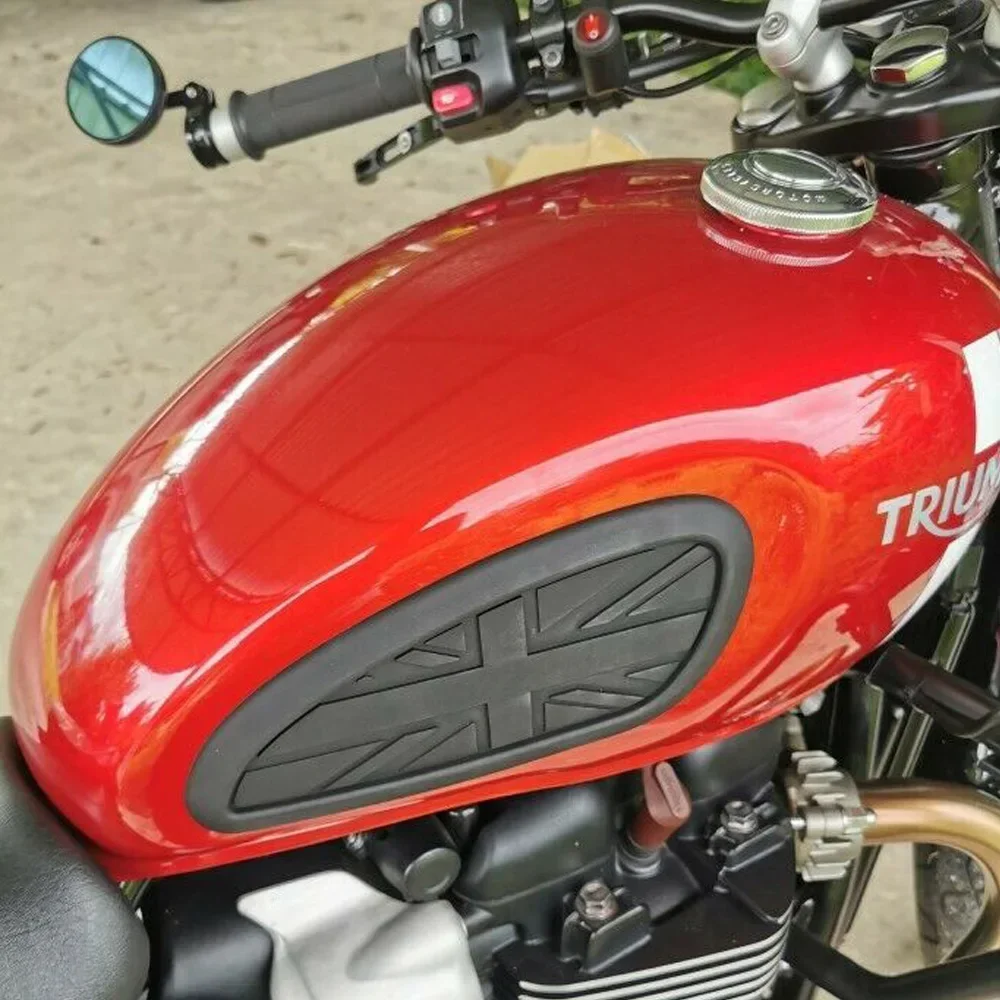 Motorcycle Side Tank Pad Sticker Decals Tankpad Fit For Royal Enfield Interceptor 650 Continental INT650 GT650 Street Twin 900