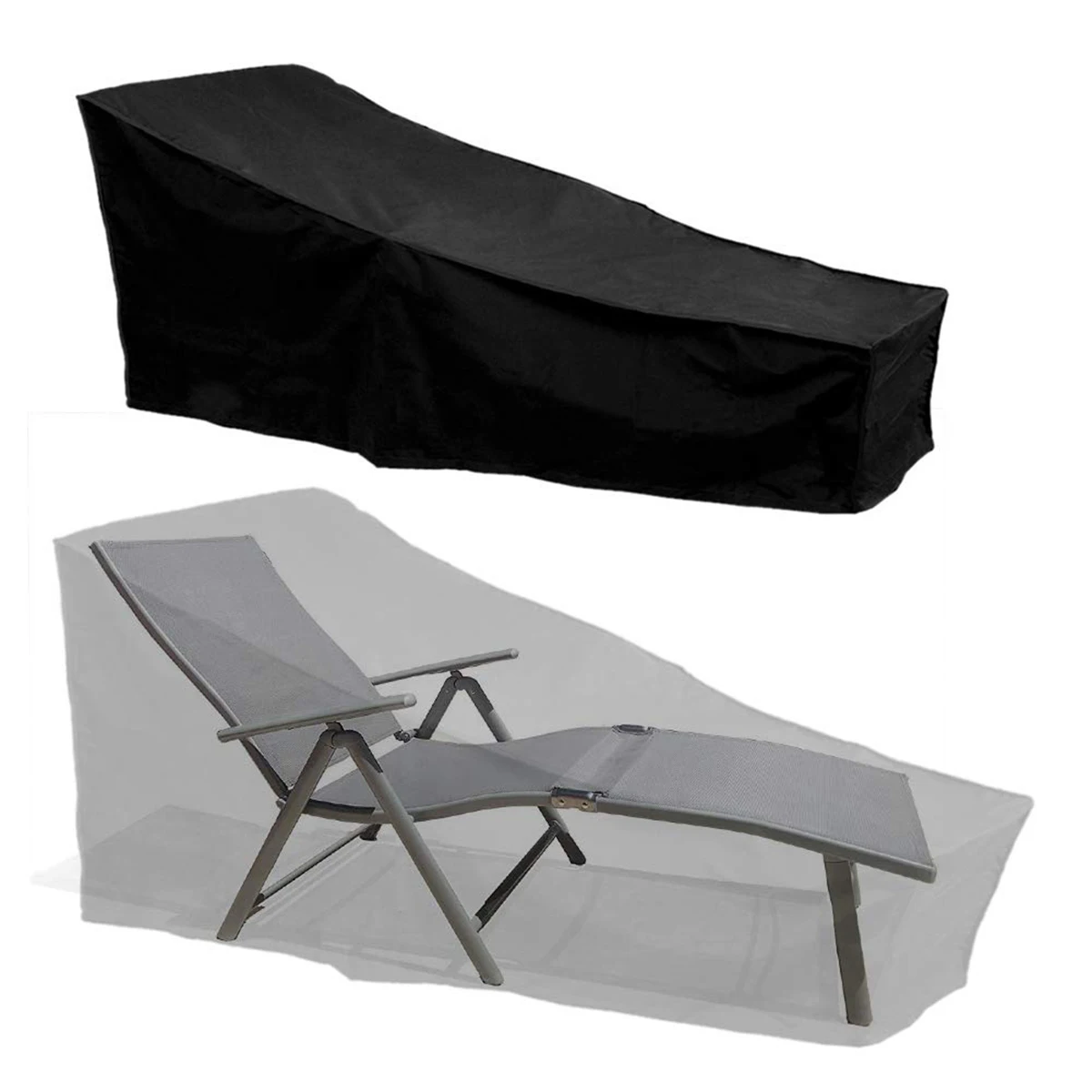 Waterproof Outdoor Garden Lounge Cover Sun Lounger Cover Anti-uv Heavy Duty Patio Chaise Lounge Cover Rattan Chaise Lounge Cover