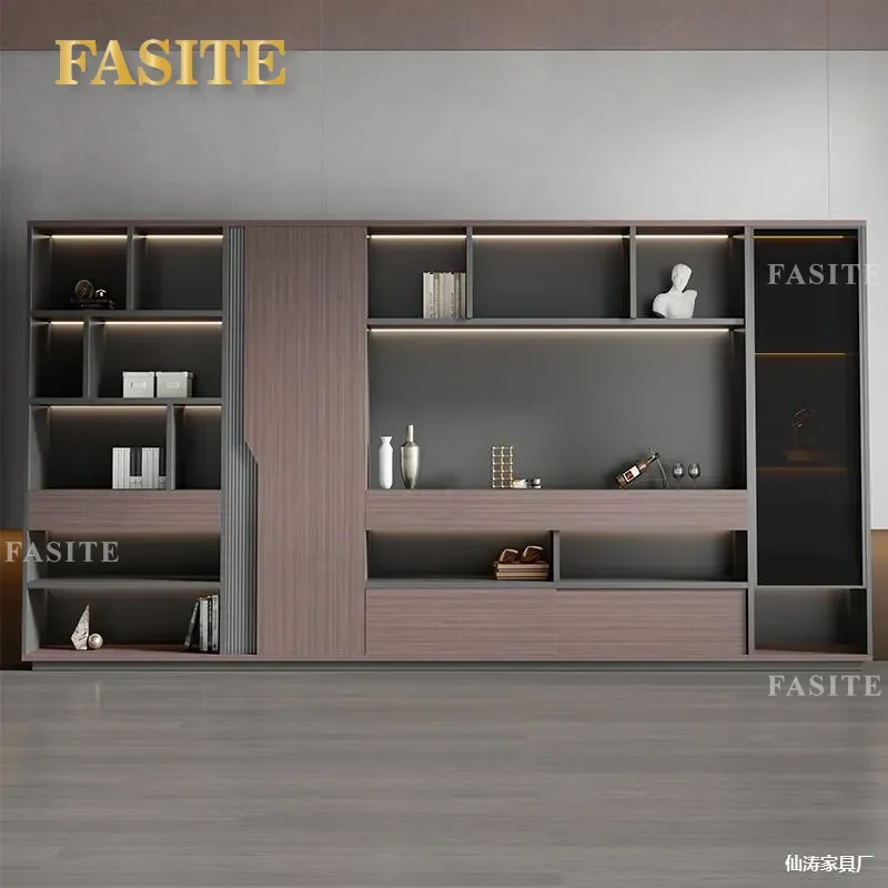 For Office Modern Simple File Cabinet Storage Locker Bookcase Data Cabinet High End Metal Furniture with Lock for Home