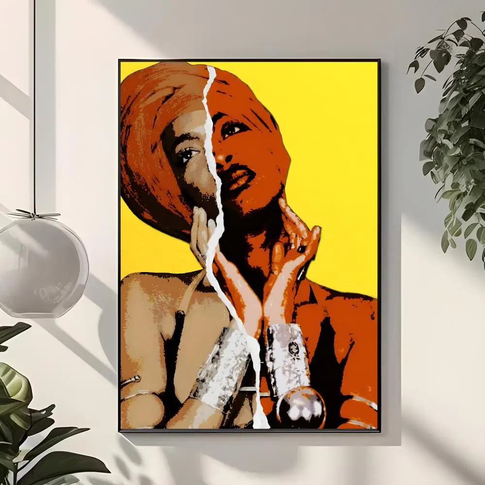 singer rnb E-Erykah Badu Poster  Classic Home Interior Design & Modern Wall Art Collection