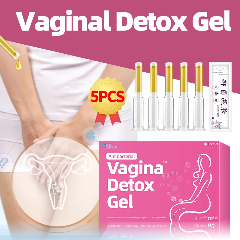 Vagina Detox Gynecological Gel 5Pcs Womb Detoxification Cleaning Women Vaginitis Care Vaginal Tighten Feminine Hygiene Products
