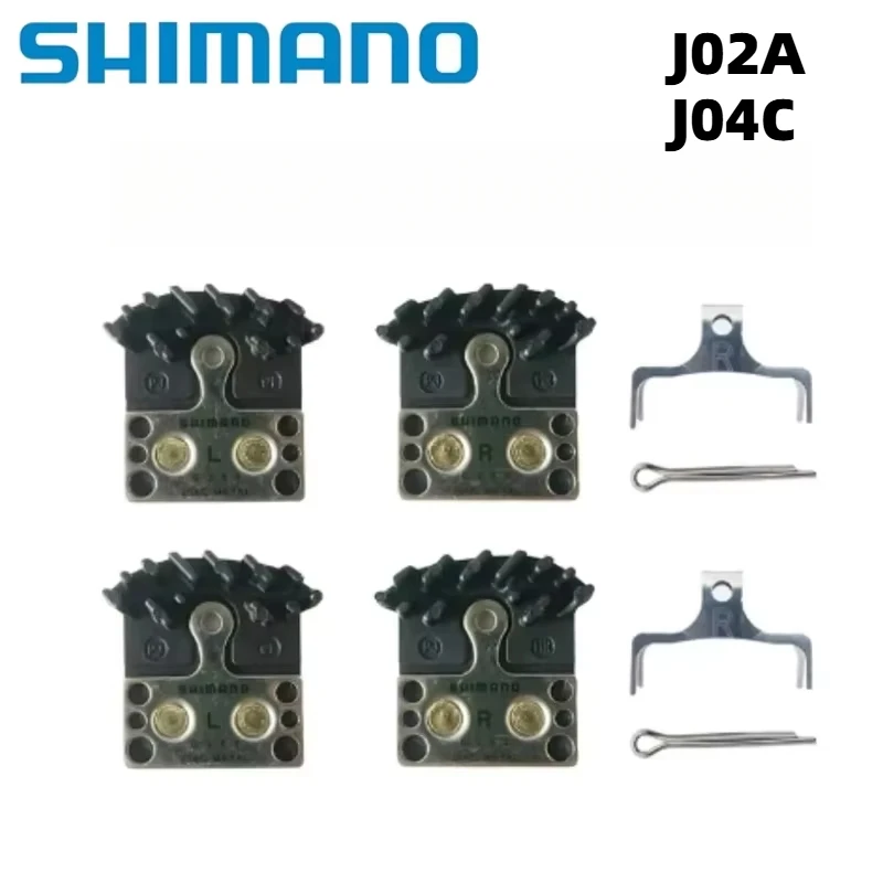 SHIMANO J02A J04C Bicycle Brake Pads Resin For M9000/M9020/M8000/M7000/M6000/M987/M985/M785/M675/M666/M615 MTB Mountain Bike