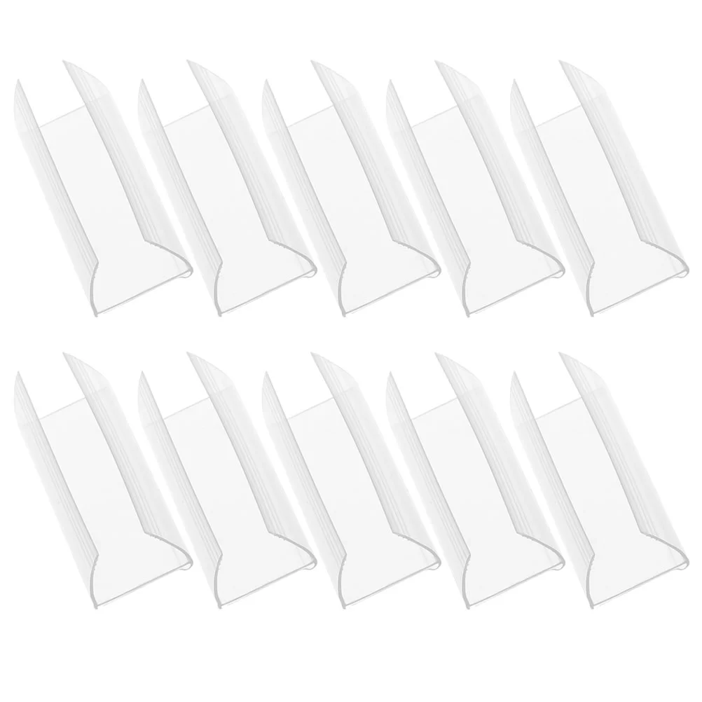 10 Pcs Signage Supermarket Shelf Accessories Price Tag Strip Clip 10pcs Display The Pet Stand