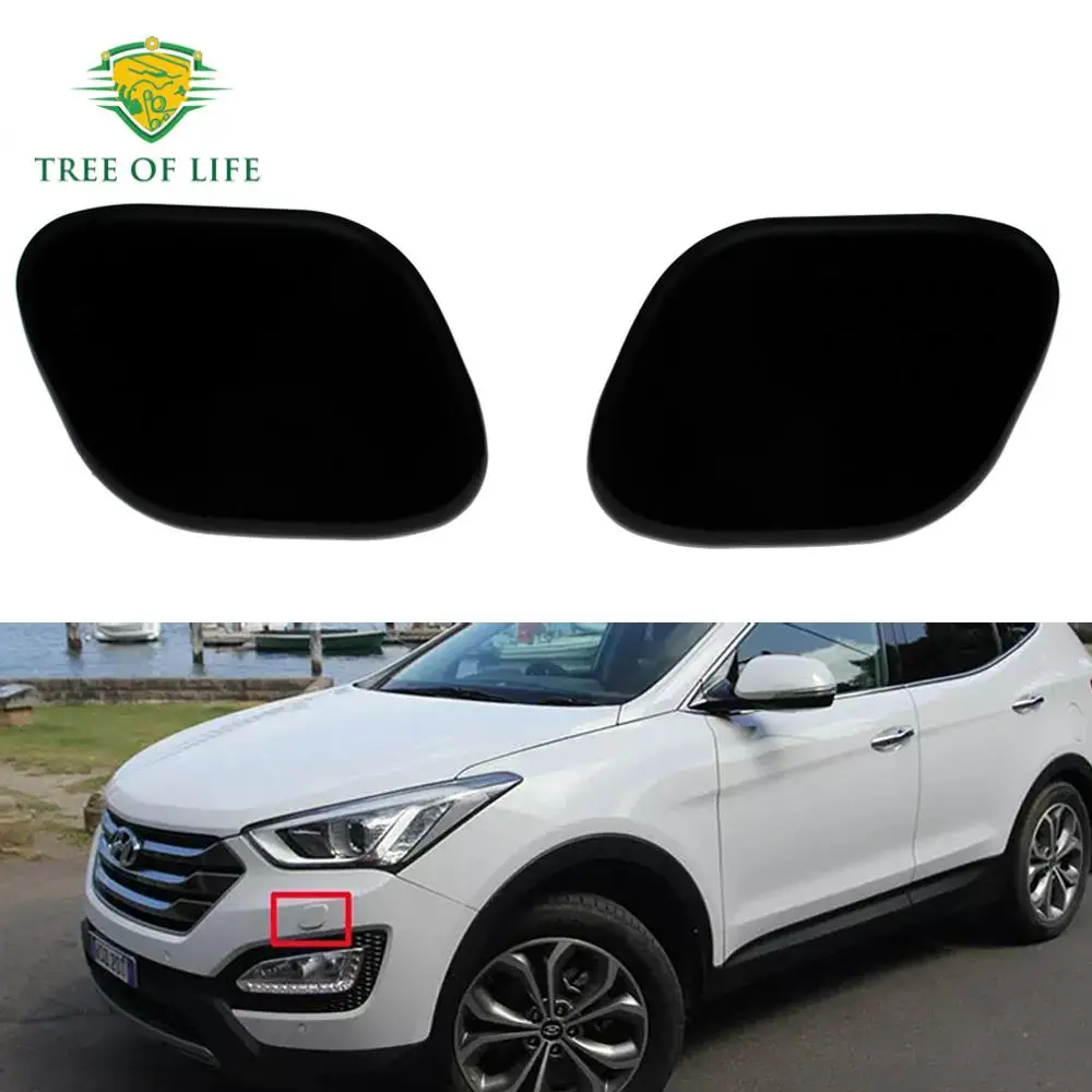

For Hyundai Santa Fe DM 2012 2013 2014 2015 2016 Car Accessories Front Left Or Right Headlight Washer Sparyer Nozzle Cover Cap