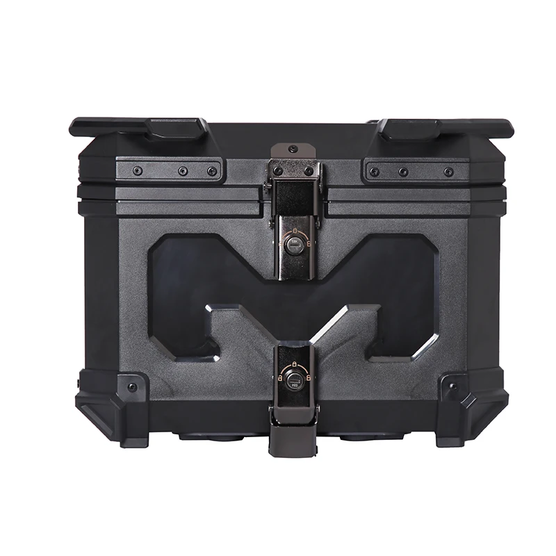 

Durable ABS Motorcycle Tail Box - Universal Motorbike Luggage Storage Tool Case with Fitting Plate & Complete Fixings