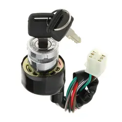 Ignition Switch 6 Wire 3 Position for Motorcycle Scooter Quad Bike Go-Kart universal 6 wire motorcycle ignition switch