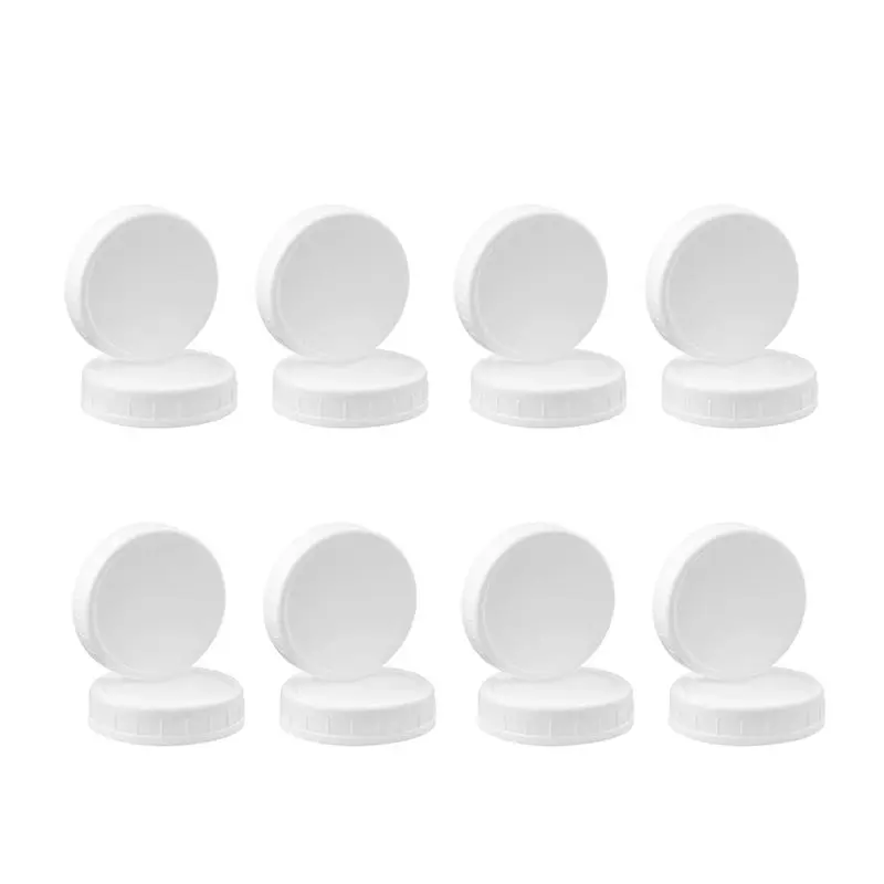 KYCOR-32 Pack Wide Mouth Mason Jar Lids,Plastic Storage Caps For Canning Jars,Leak-Proof And Anti-Scratch Resistant Surface